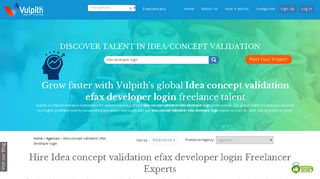 
                            9. Hire Idea concept validation efax developer login Freelancer ... - Vulpith
