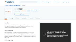 
                            5. HireDesk Reviews and Pricing - 2019 - Capterra