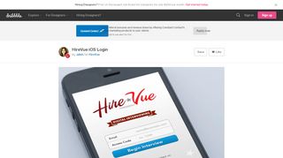 
                            11. HireVue iOS Login by Jaleh | Dribbble | Dribbble