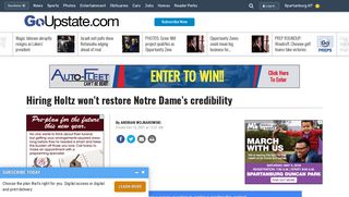 
                            6. Hiring Holtz won't restore Notre Dame's ... - GoUpstate