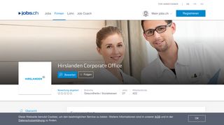 
                            11. Hirslanden Corporate Office - 26 Stellenangebote auf jobs.ch