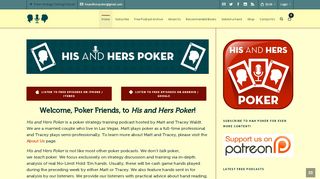 
                            9. His and Hers Poker – Poker Strategy Podcast and Blog