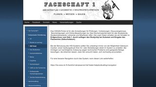 
                            9. HIS Portal - Öffnungszeiten der Fachschaft 1