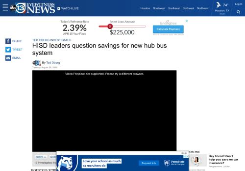 
                            9. HISD leaders question savings for new hub bus system | abc13.com