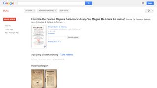 
                            12. Histoire De France Depuis Faramond Jusqu'au Regne De Louis Le Juste: ...