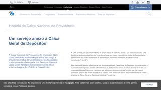 
                            7. Historia da Caixa Nacional de Previdência - CGD