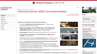 
                            10. Historisches Seminar | ZEGK | Universität Heidelberg