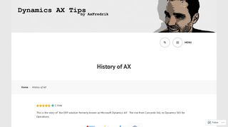 
                            8. History of AX – Dynamics AX Tips