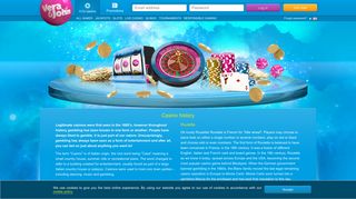 
                            4. History of Casino - Vera&John - The fun online casino