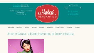 
                            10. History of Knitting a Resource Guide - Makers' Mercantile