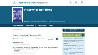 
                            1. History of Religions February 2019