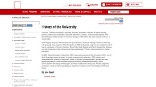 
                            6. History of the University - Colorado Tech Course Catalog - CTU ...