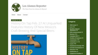 
                            10. History On Tap Feb. 27 At Unquarked Features History Of New ...