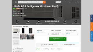 
                            9. Hitachi AC & Refrigerator (Customer Care), New - Hitachi Refrigerator ...