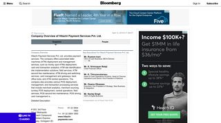 
                            4. Hitachi Payment Services Pvt. Ltd.: Private Company Information ...