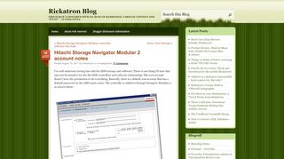 
                            5. Hitachi Storage Navigator Modular 2 account notes | Rickatron Blog