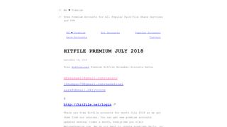 
                            3. Hitfile Premium July 2018 – We Premium