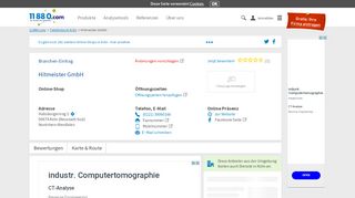 
                            12. ▷ Hitmeister GmbH | Tel. (0221) 300601... - Adresse - 11880.com
