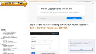 
                            6. Hitron Technologies CGN3ROG Login Router Screenshot ...