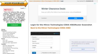 
                            9. Hitron Technologies CODA-4582 Login Router Screenshot ...