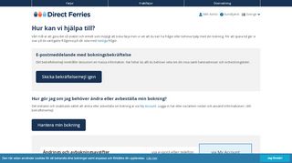 
                            5. Hitta kontakt information om Direct Ferries på directferries.se - Färjor