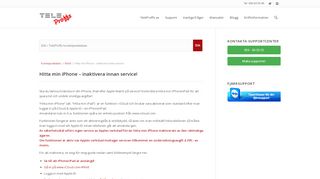 
                            9. Hitta min iPhone - inaktivera innan service! - Teleproffs Supportcenter