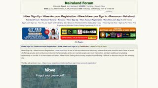 
                            9. Hitwe Sign Up - Hitwe Account Registration - Www.hitwe.com Sign In ...