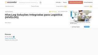 
                            13. Hive.Log Soluções Integradas para Logística | Escavador