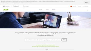 
                            4. Hizmet ve Destek | Acer Resmi Sitesi