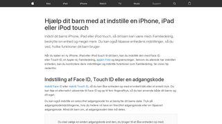 
                            13. Hjælp dit barn med at indstille en iPhone, iPad eller iPod touch - Apple ...