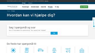 
                            4. Hjælp | Hvordan kan vi hjælpe dig? - Danske Forsikring