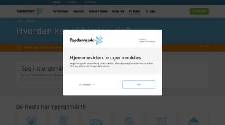 
                            4. Hjælp | Hvordan kan vi hjælpe dig? - TopDanmark