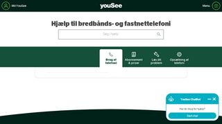 
                            3. Hjælp til Fastnet og bredbåndstelefoni fra YouSee