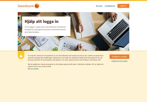 
                            2. Hjälp att logga in i internetbanken | Mobilt BankID | Swedbank