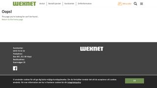 
                            6. Hjälp och support | Wexnet