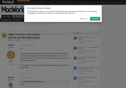 
                            11. Hjälp! Problem med trådlös nätverk (bredbandsbolaget) - Nätverk ...