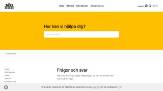 
                            6. Hjälpcenter - Helpdesk - Taxi Stockholm