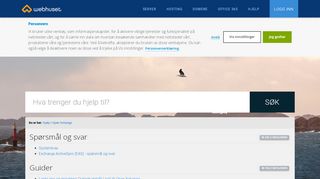 
                            6. Hjelp: Open Xchange - Webhuset AS