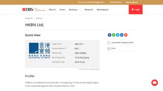 
                            6. HKBN Ltd. - DBS Bank