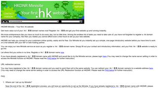 
                            3. HKDNR Minisite Your first .hk website HKDNR Minisite – Your first .hk ...