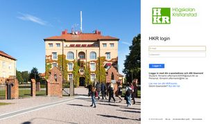 
                            2. HKR login - Högskolan Kristianstad