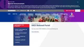 
                            12. HKSI Webmail Portal - Hong Kong Sports Institute
