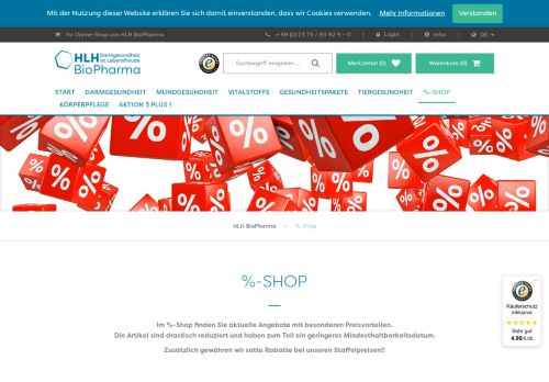 
                            2. HLH BioPharma | %-Shop
