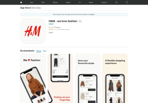 
                            7. H&M App im App Store - iTunes - Apple