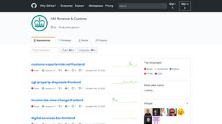 
                            12. HM Revenue & Customs · GitHub