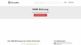 
                            12. H&M Störung oder Probleme? Störungen.info prüft es!