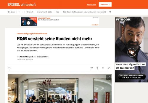 
                            5. H&M: Warum der Modekonzern seine Kunden nicht mehr versteht ...