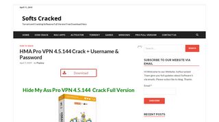 
                            10. HMA Pro VPN 4.5.144 Crack + Username & Password Download 2019