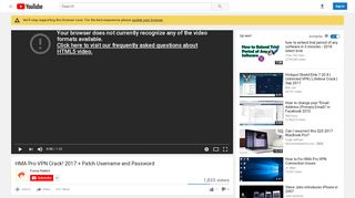 
                            4. HMA Pro VPN Crack! 2017 + Patch Username and Password ...
