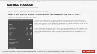 
                            9. HMA Pro VPN Setup for Multiple Locations without User ...